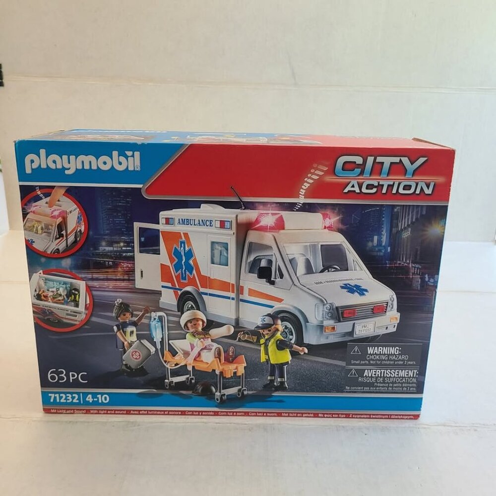 PLAYMOBIL #71232 Ambulance NEW!